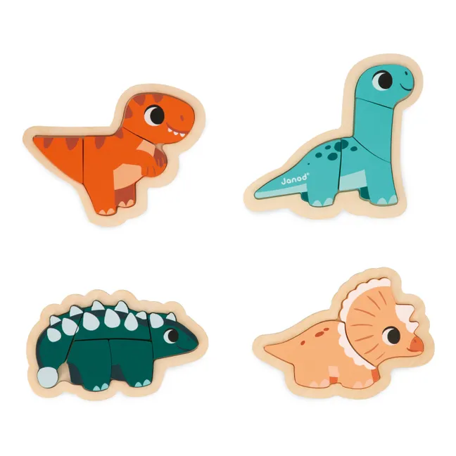 Puzzle Dino - set di 4