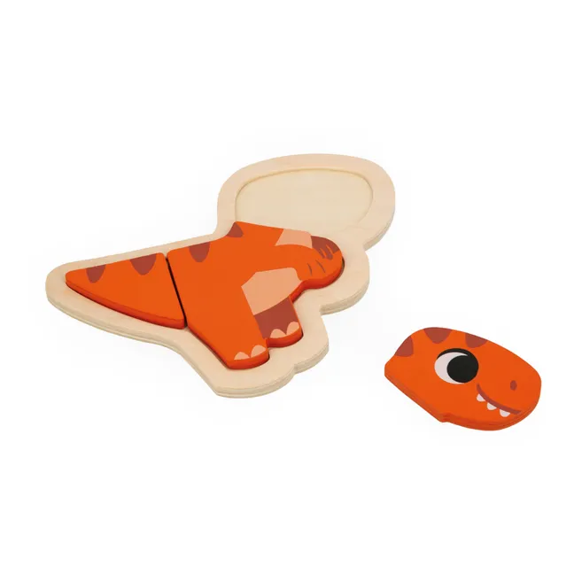 Puzle Dinosaurios - Juego de 4