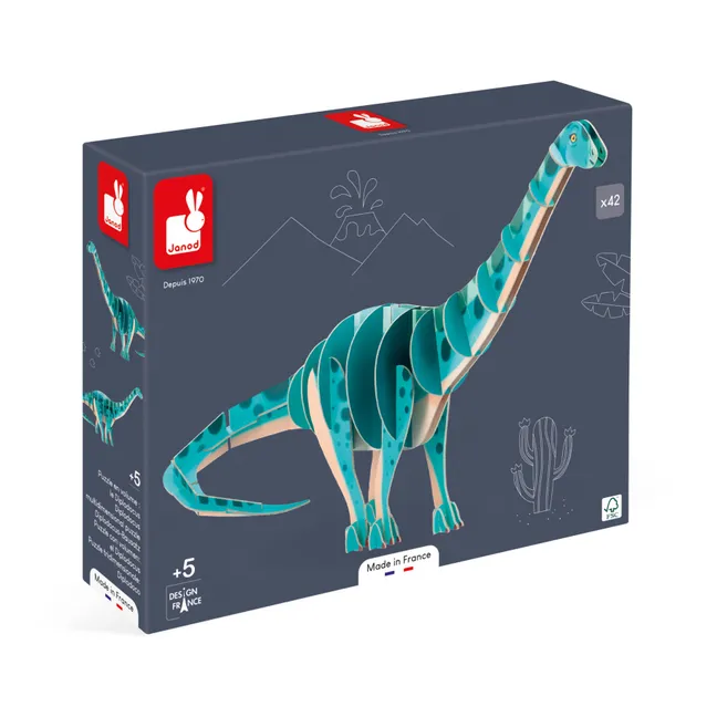 Puzzle 3D Diplodocus - 42 pezzi