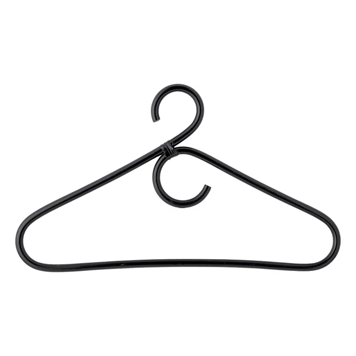 Rattan-Kleiderbügel  | Schwarz- Produktbild Nr. 0