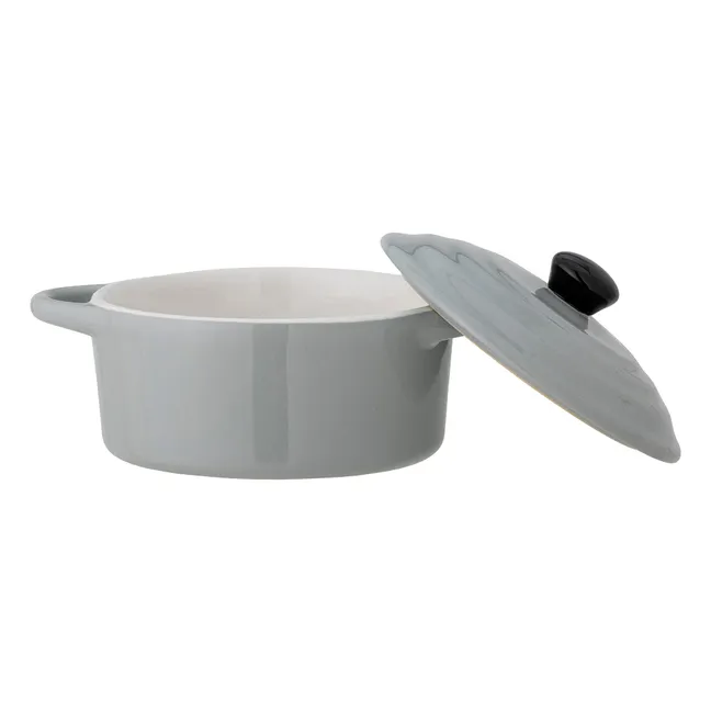 Piatto da servizio, in gres | Grigio