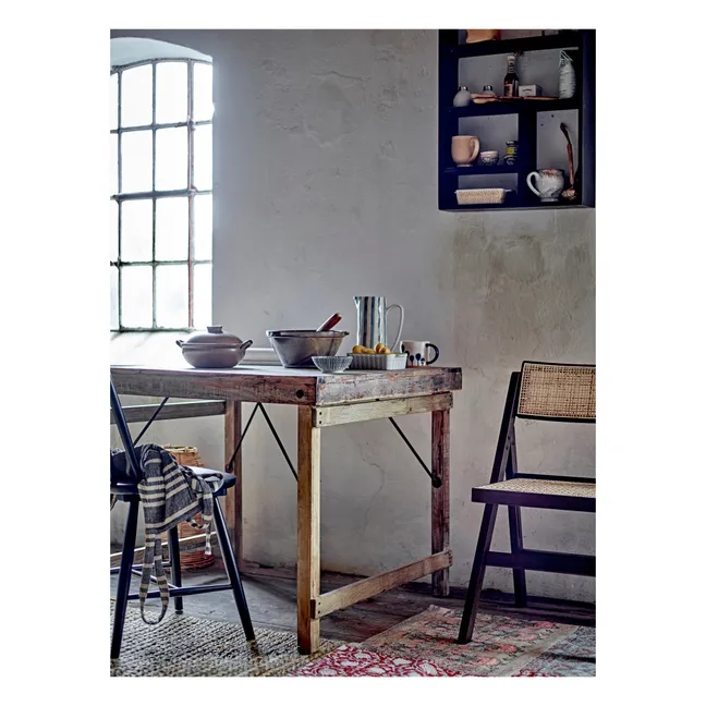 Chaise Loupe en cannage | Brun