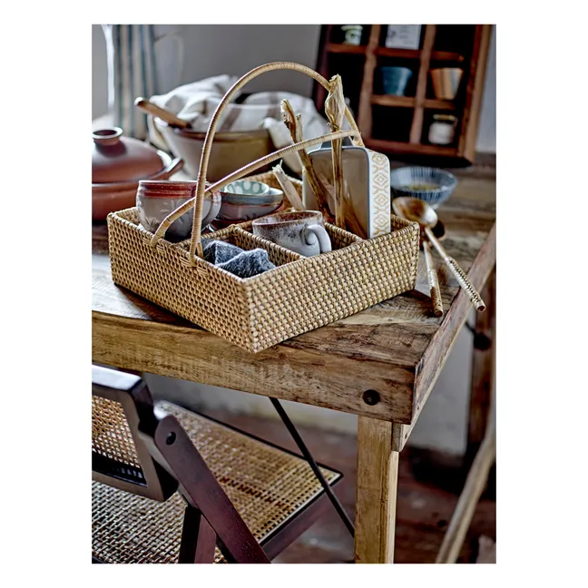 Chaise Loupe en cannage | Brun