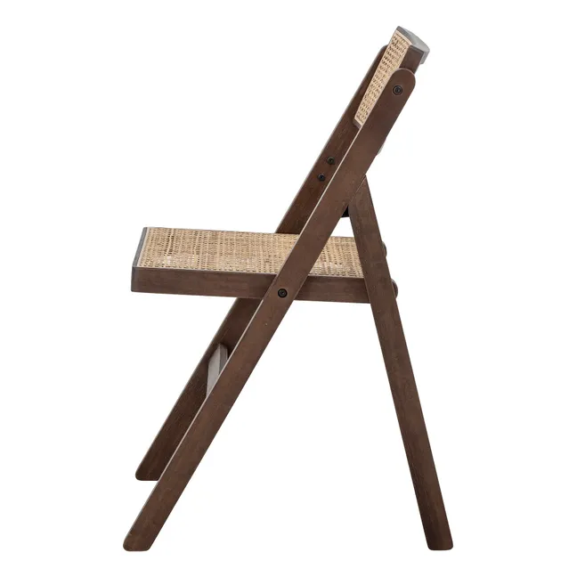 Chaise Loupe en cannage | Brun
