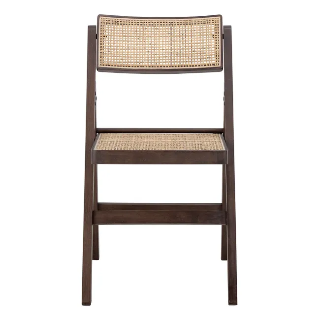 Chaise Loupe en cannage | Brun