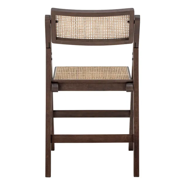 Chaise Loupe en cannage | Brun