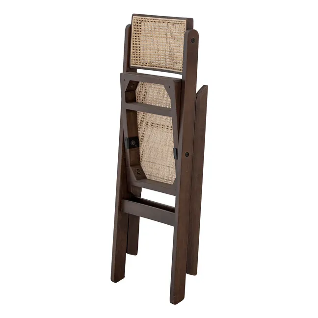 Chaise Loupe en cannage | Brun