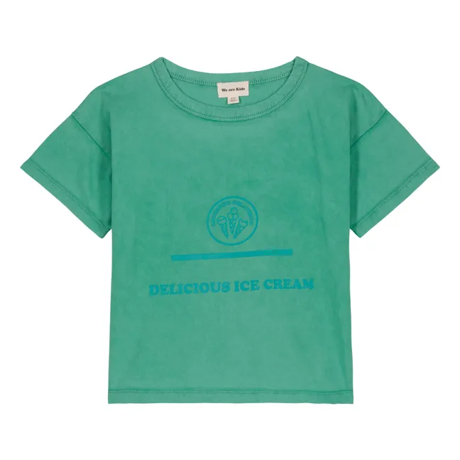 T-Shirt Dylan Bio-Baumwolle | Chromgrün