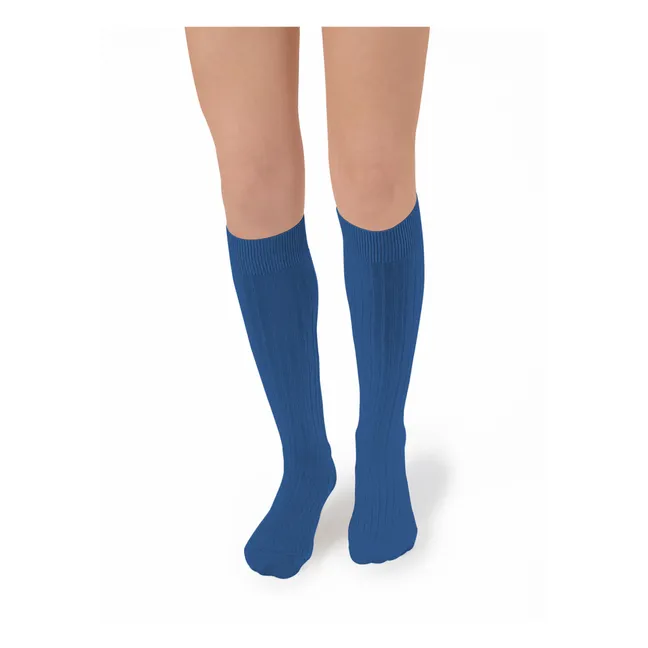 Chaussettes La Haute | Bleu
