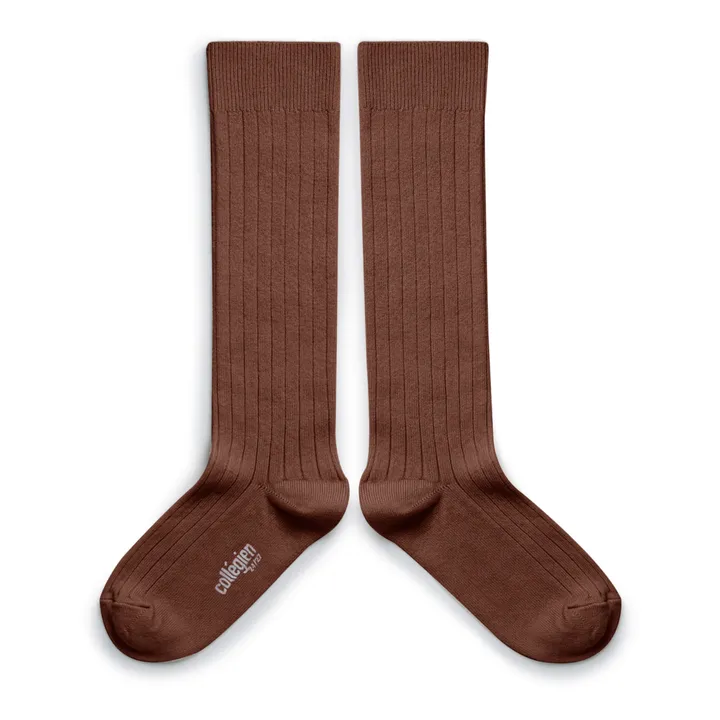 Chaussettes La Haute | Marron- Image produit n°0