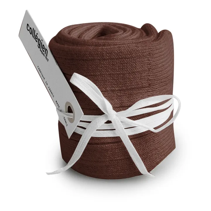 Chaussettes La Haute | Marron- Image produit n°2
