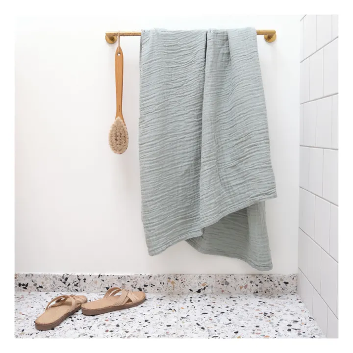 Badehandtuch aus Bio-Baumwolle | Mintgrün- Produktbild Nr. 1