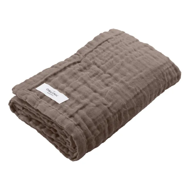 Asciugamano ospiti in cotone organico | Marrone