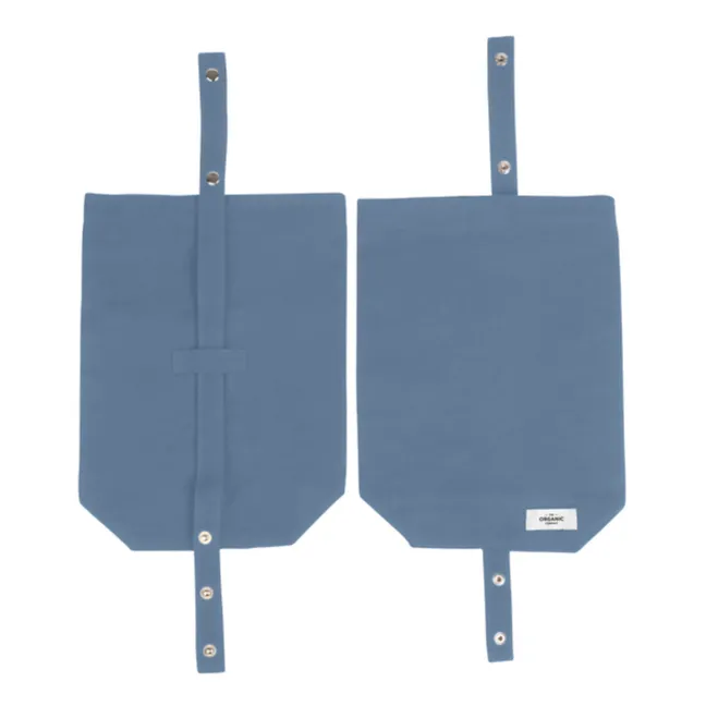 Lunch Bag aus Bio-Baumwolle | Graublau