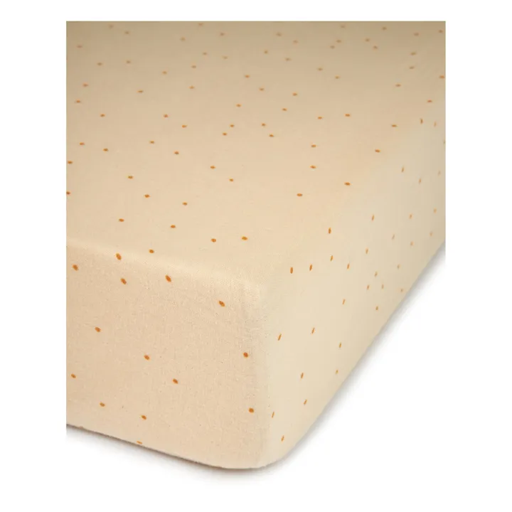 Spannbettlaken Wabi-Sabi Dots | Ginger- Produktbild Nr. 1