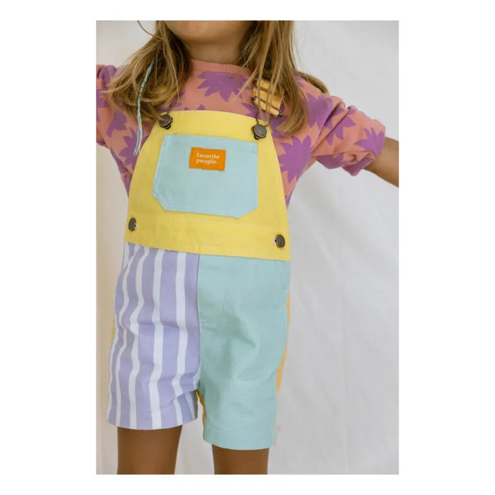 Coconut Palm Short Overalls | Yellow- Product image n°2