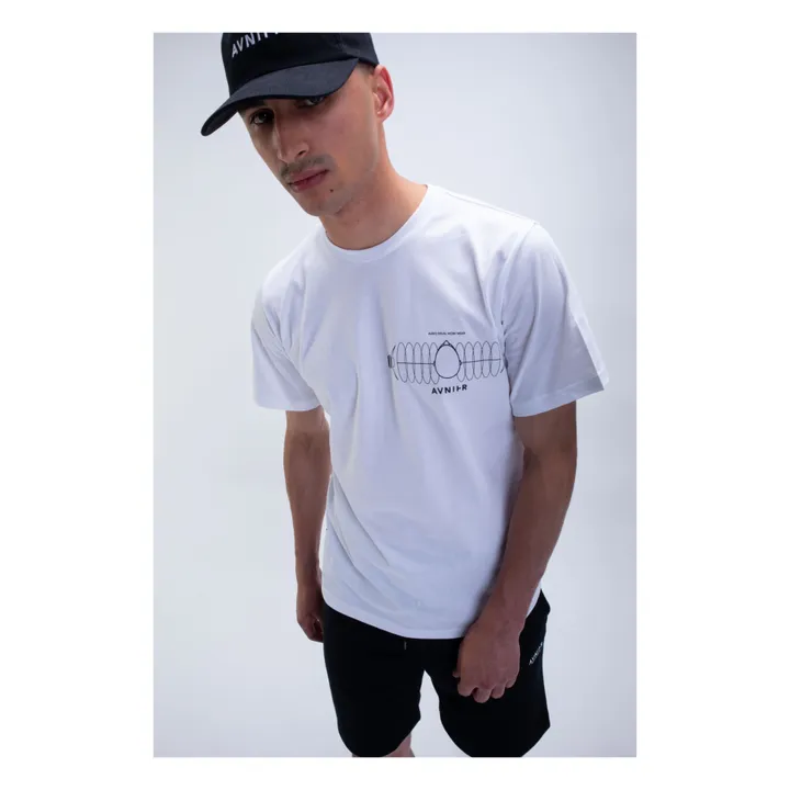 T-shirt Source A Wave Coton Bio | Blanc- Image produit n°3