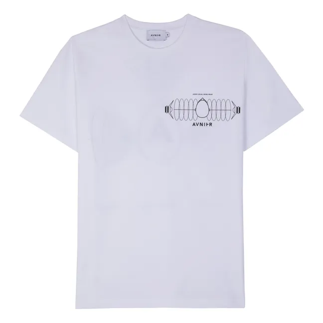 T-Shirt Source A Wave aus Bio-Baumwolle | Weiß