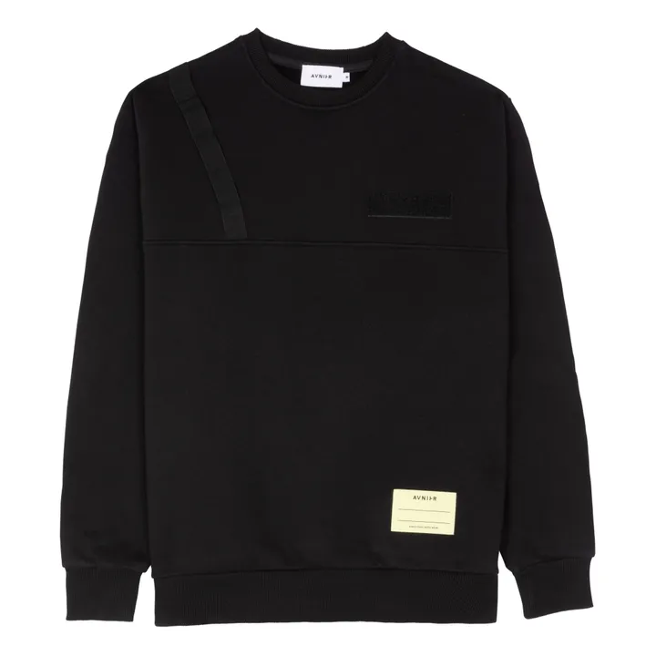 Shadow Organic Cotton Sweatshirt | Black- Product image n°0