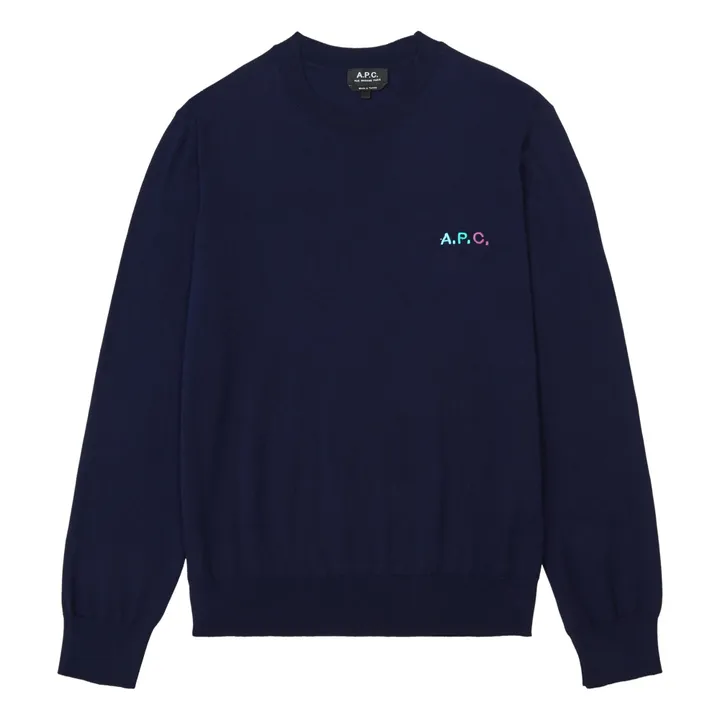 Marvin sweater | Navy blue- Product image n°0
