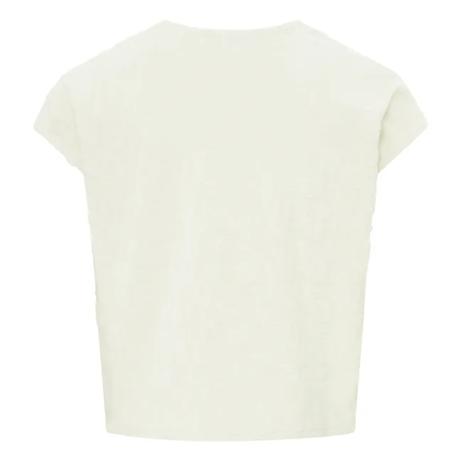 Organic Terry T-Shirt | Off white