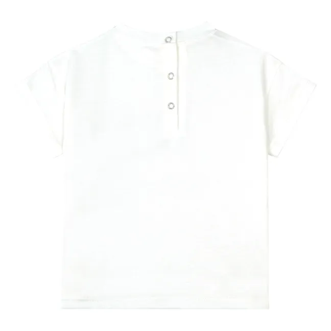 Camiseta de algodón ecológico Vacances Ahipa | Crudo