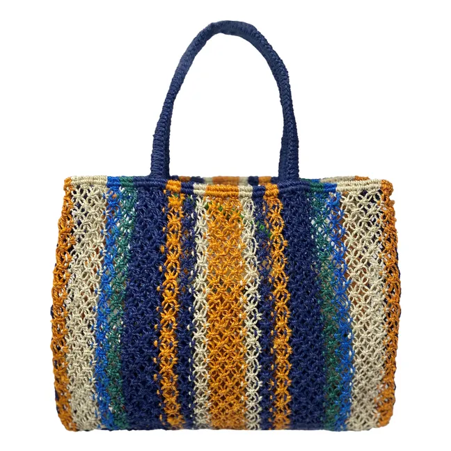 Large Parasol Picnic Basket Bag | Multicoloured