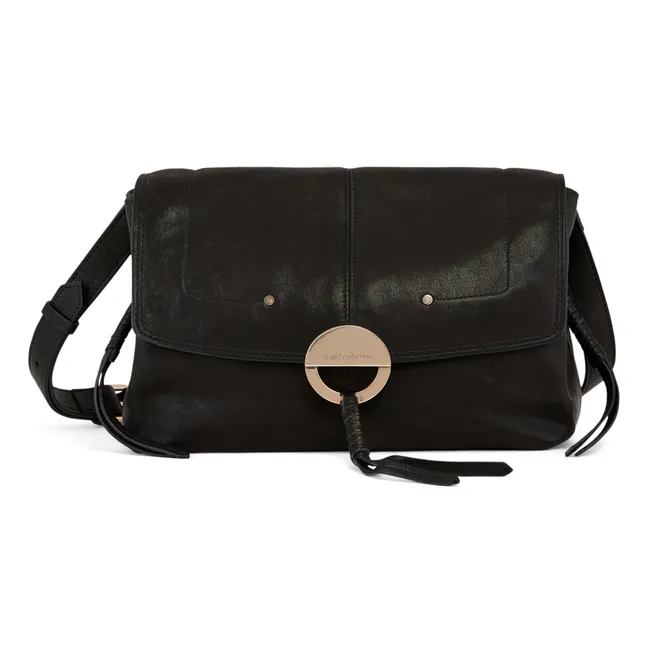 Borsa a tracolla in pelle GM | Nero