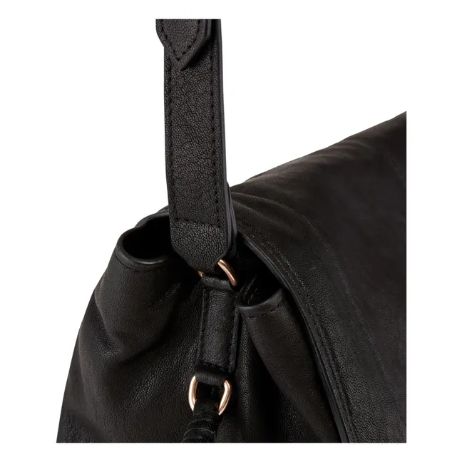 Borsa a tracolla in pelle GM | Nero