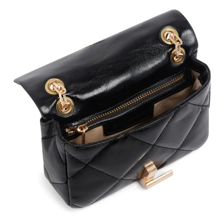 Sac Nano Moon Cuir Craquelé | Noir- Image produit n°3