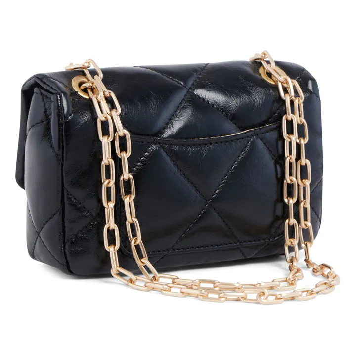 Sac Nano Moon Cuir Craquelé | Noir- Image produit n°5