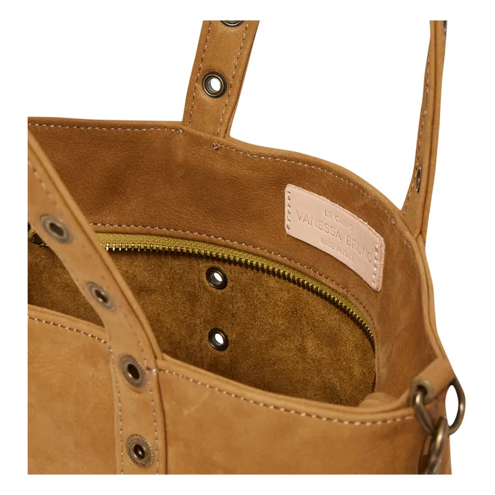 Vanessa Bruno Cabas Petit Nubuck et Œillets Cannelés Jaune