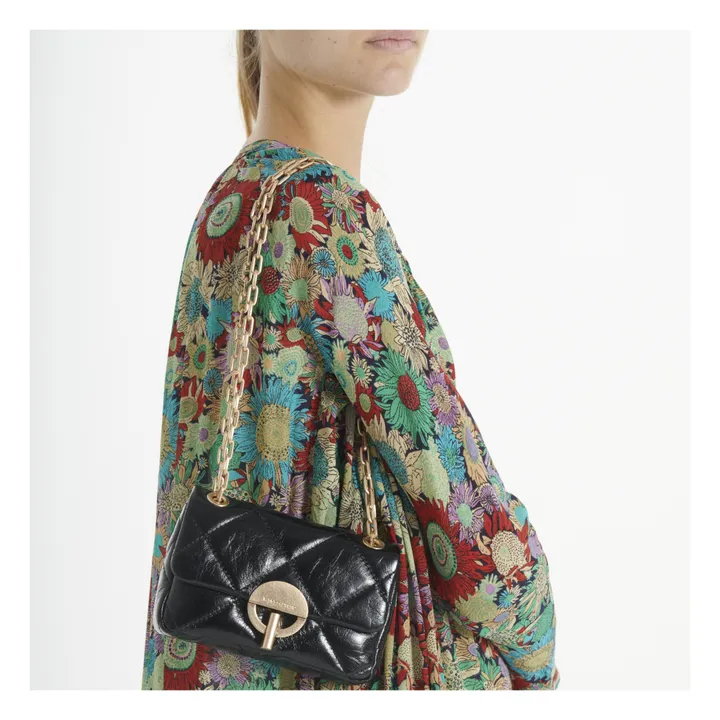 Sac Nano Moon Cuir Craquelé | Noir- Image produit n°1