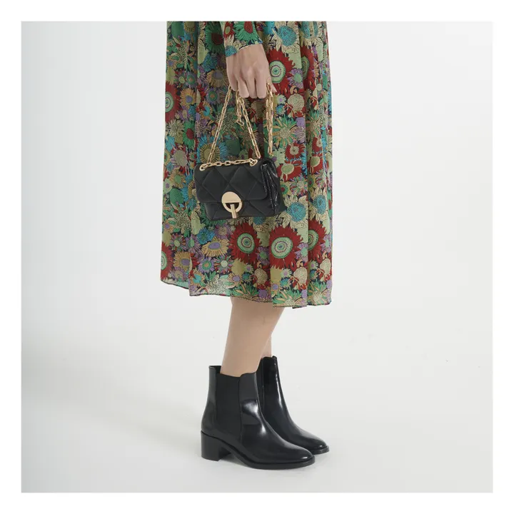 Sac Nano Moon Cuir Craquelé | Noir- Image produit n°2