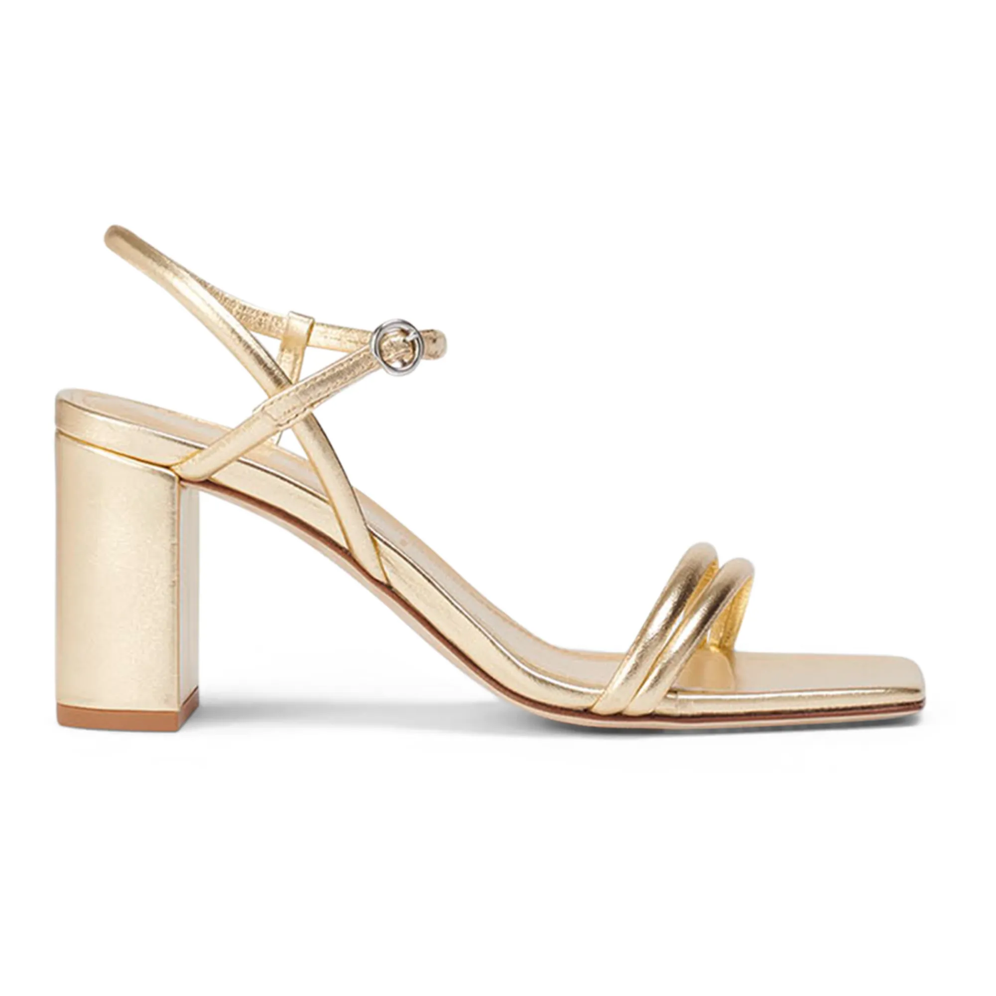 Helene Strappy Gold Heels Helene Strappy Gold Heels