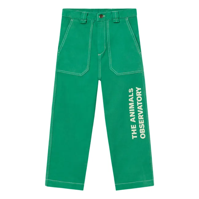 Ant Pocket Detail Pants | Green