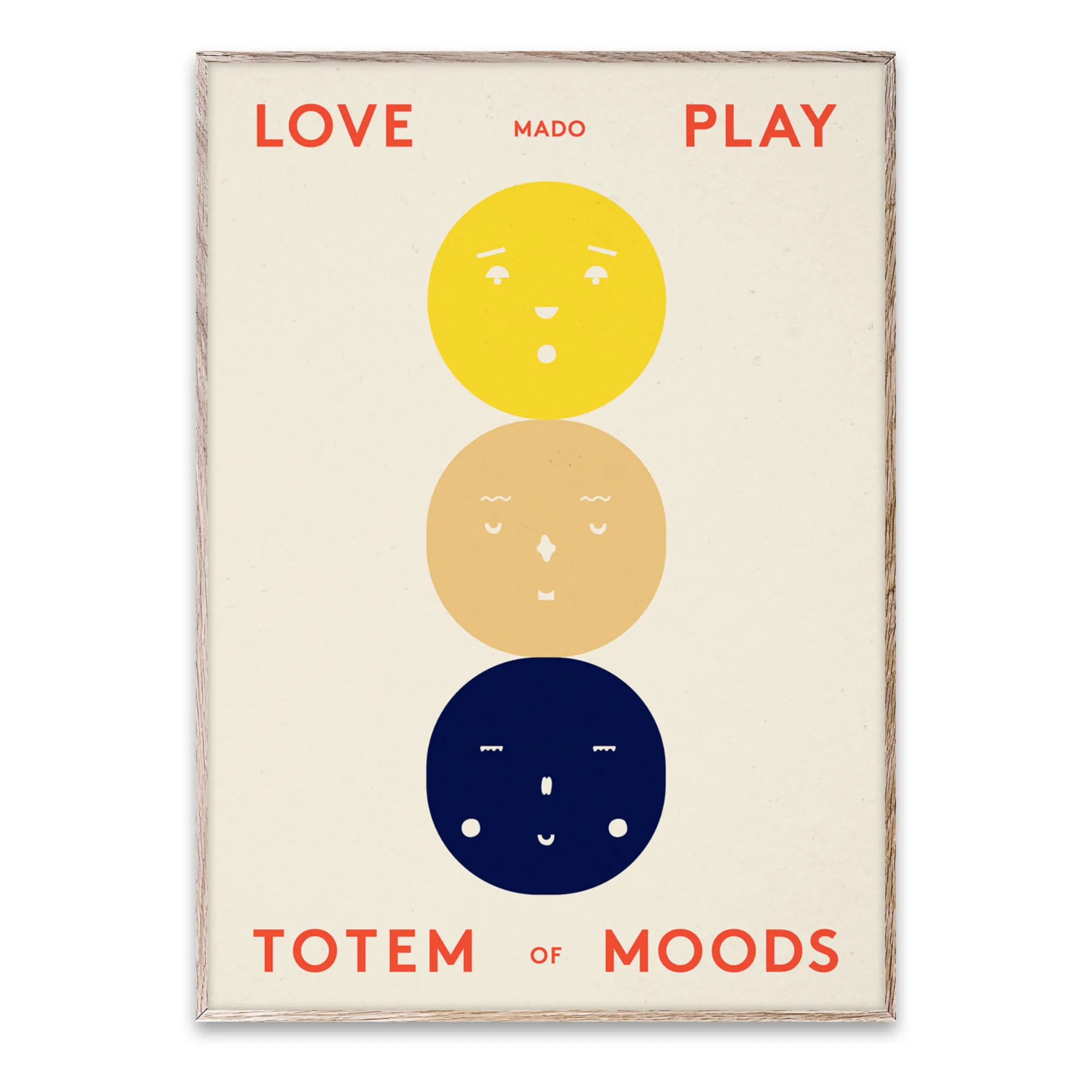 Mado Multicoloured Totem Of Moods Poster