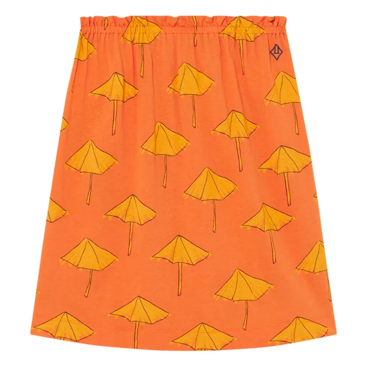 Kitten Parasol Jersey Skirt | Orange- Product image n°0