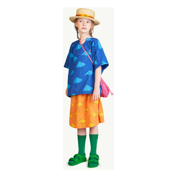 Kitten Parasol Jersey Skirt | Orange- Product image n°1