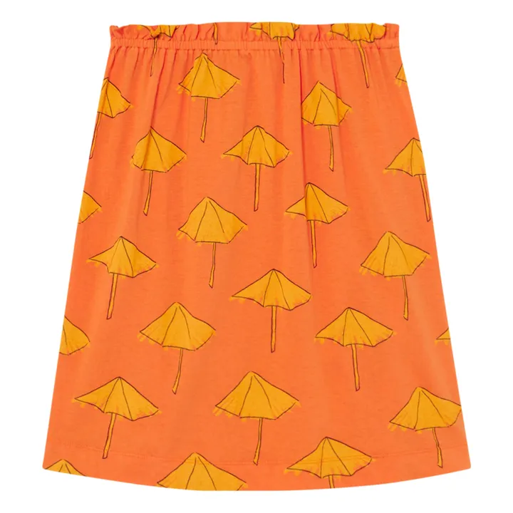 Kitten Parasol Jersey Skirt | Orange- Product image n°3