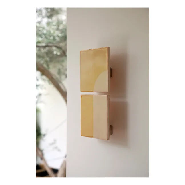 Lampada da parete, modello: Tiles | Giallo