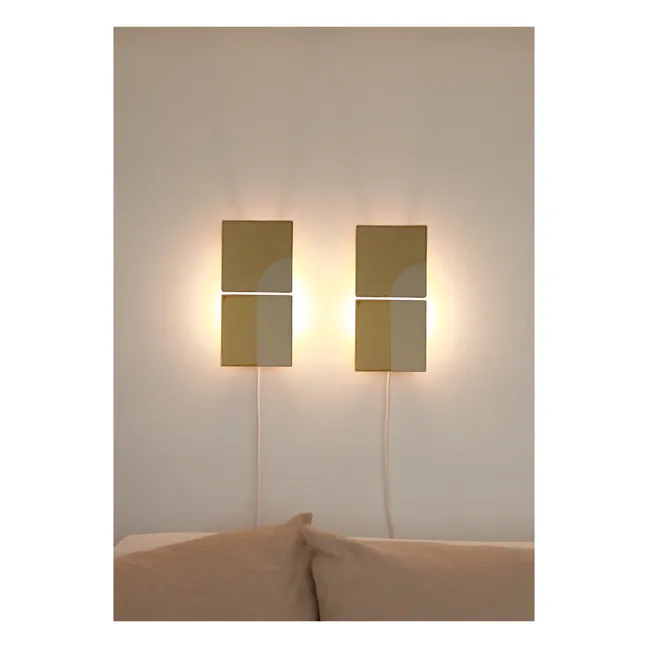 Lampada da parete, modello: Tiles | Giallo