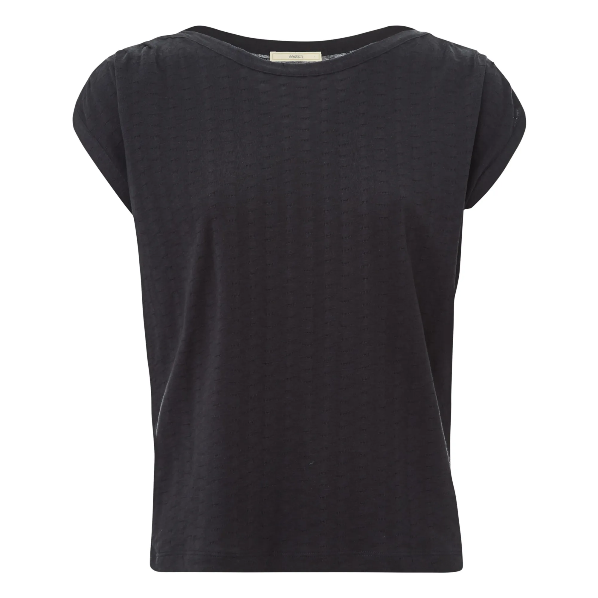 Sessùn - Femme - T-shirt Manches Courtes - XS - Bleu Nuit