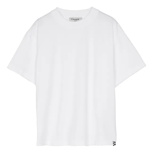Camiseta Oversized algodón orgánico | Blanco