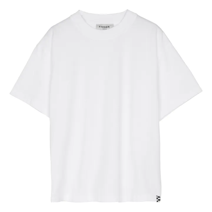 T-shirt Oversized Coton Bio | Blanc- Image produit n°0