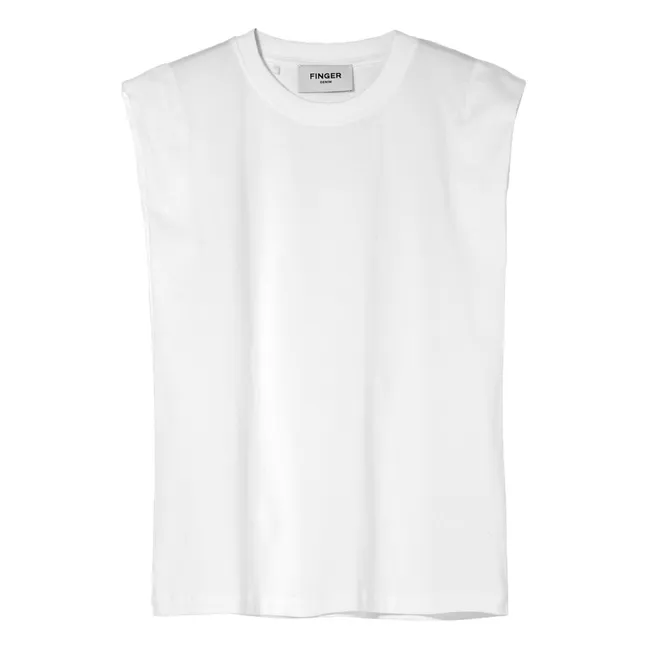 Camiseta de asas algodón orgánico | Blanco