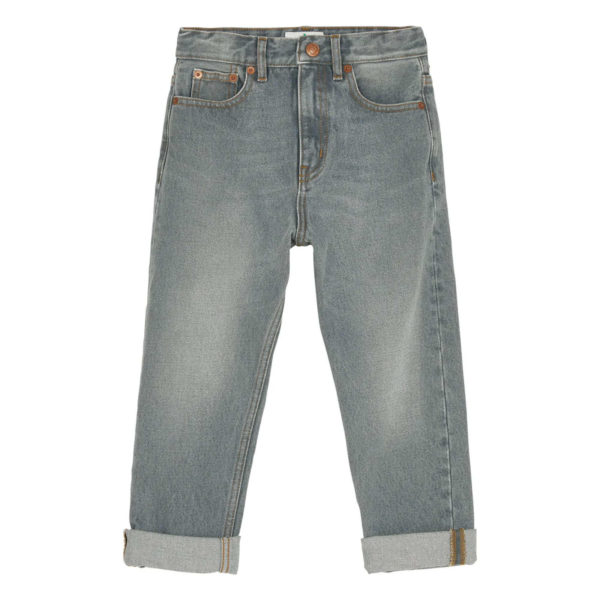 Finger In The Nose Denim Grey Ollibis Loose Jeans