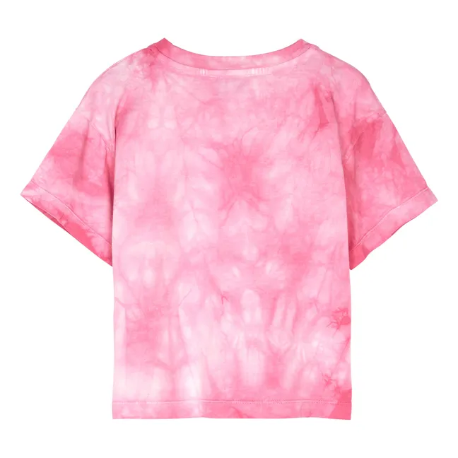 T-shirt Queen Tie and Dye | Rose fuschia