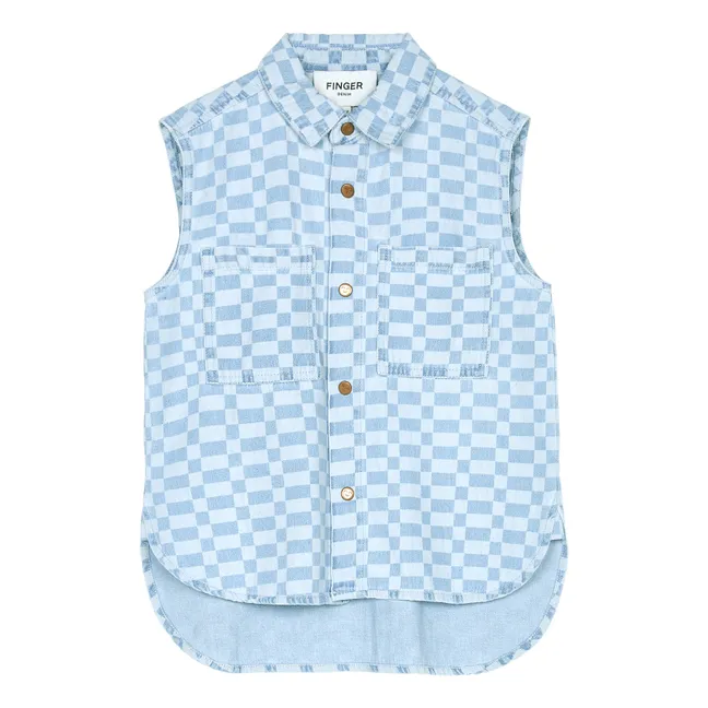 Ärmelloses Hemd Ara | Denim Bleached