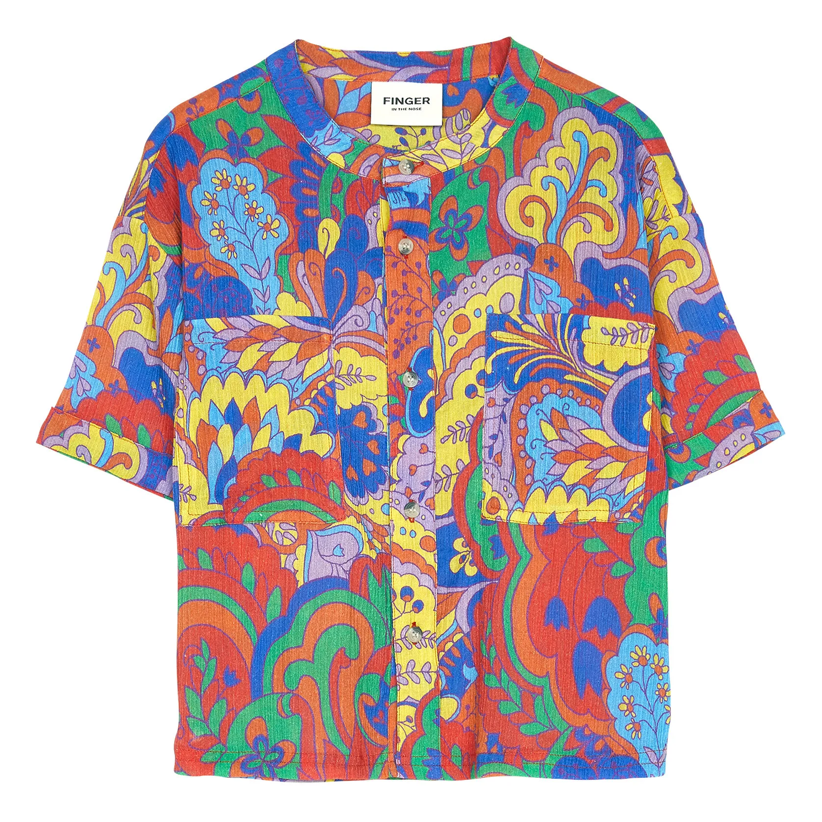 Finger In The Nose Multicoloured Wonder Power Short-Sleeved Shirt